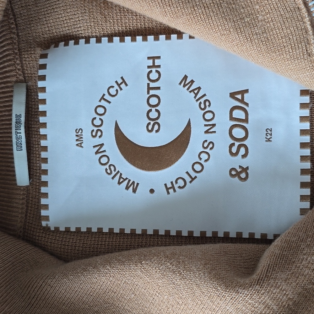 Maison Scoth + Soda camel sweater S - Picture 5 of 9